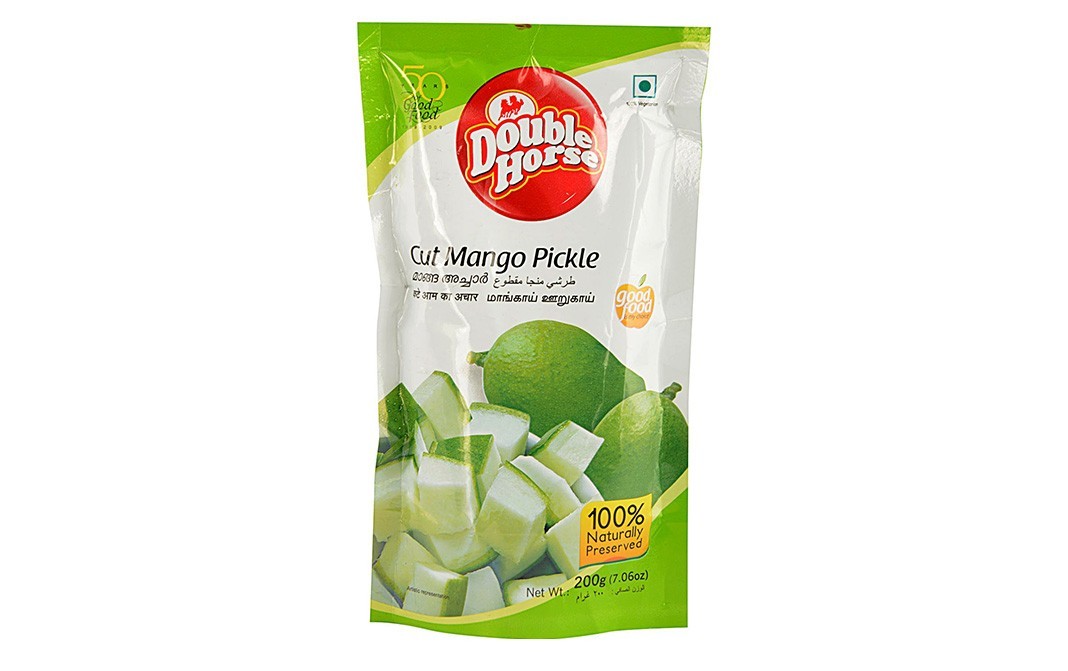 Double Horse Cut Mango Pickle    Pack  200 grams